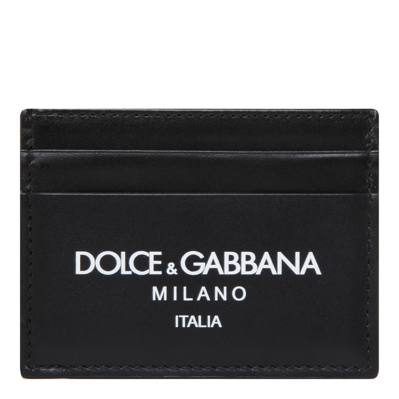 DOLCE  GABBANA 블랙 로고 CARDHOLDER